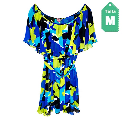 [1970] Vestido Vince Camuto Verde- M