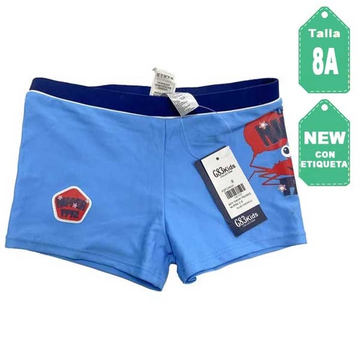 [2027] Traje de Baño G83Kids Azul- 8