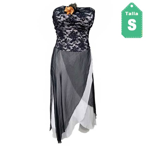 [2026] Vestido Andartu Negro- S