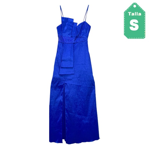[2041] Vestido Maria Bonita Azul Rey- S