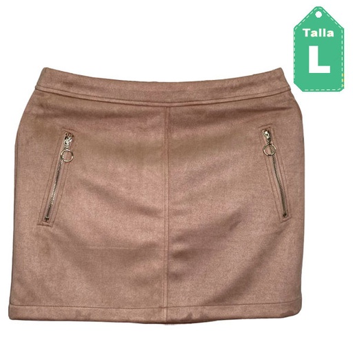[2093] Falda Forever21 Rosa Vieja- L