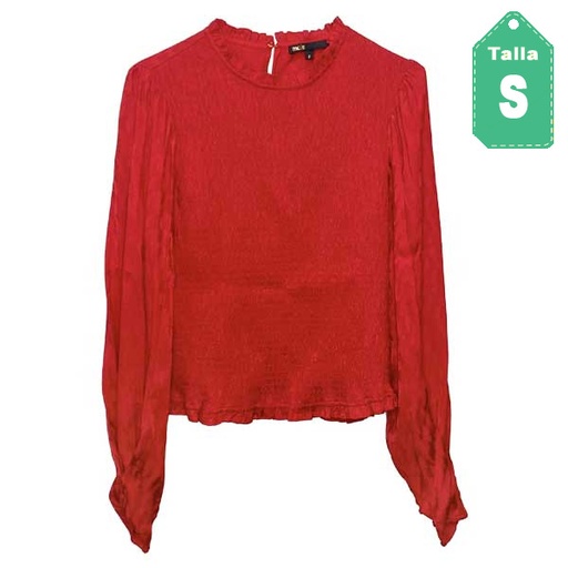 [2120] Blusa Maje Rojo- S
