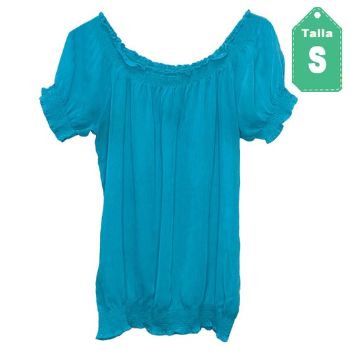 [2154] Blusa Forever21 Aquamarine- S