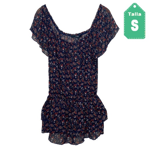 [2145] Bluson XXI Floral- S