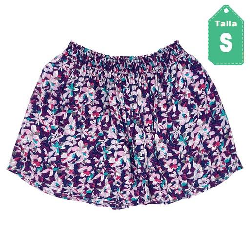 [2138] Falda H81Morado- S