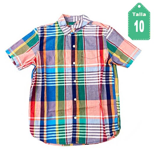 [2196] Camisa Gap Cuadros- 10