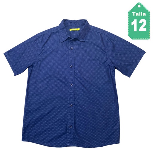 [2195] Camisa Kid Cool Azul Oscuro- 12