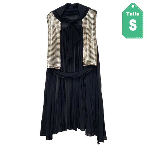 [2222] Chaleco Sobretodo Show Me Negro- S