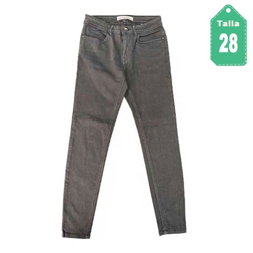[2241] Pantalon Zara Denim Gris- 28