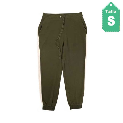 [2246] Pantalon Jogger Zara Verde- S