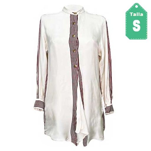 [2270] Camison Zara Beige- S