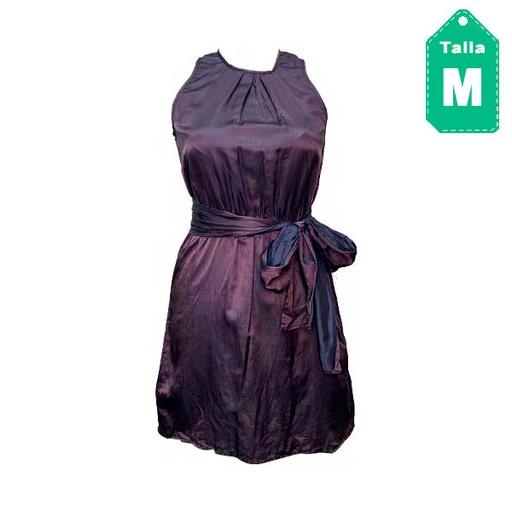 [2302] Blusa Satinada Morado- M