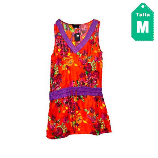 [2301] Vestido Amelie Naranja- M