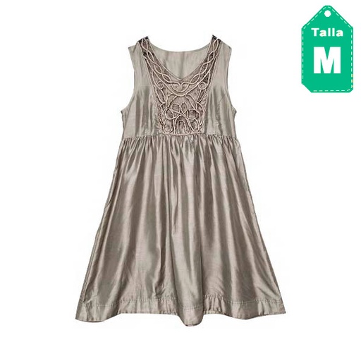 [2299] Vestido Indigo Gris- M