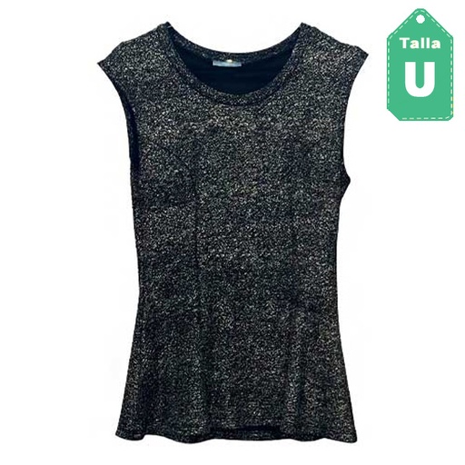 [2394] Blusa Vizio Dorada- U