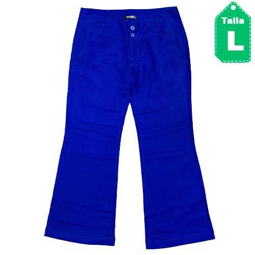 [2403] Pantalon Exotica Azul- L