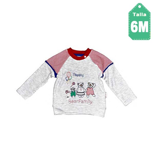 [2374] Sweater Dilon Gris- 6M