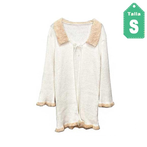 [2398] Sweater Marfil- S