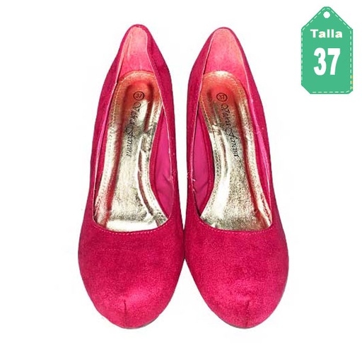 [2411] Tacones Vitoria Ferreira Fucsia- 37