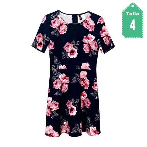 [2368] Vestido Divided Negro- XS