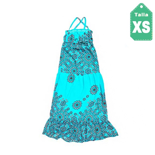[2387] Vestido Roxy Turquesa- XS
