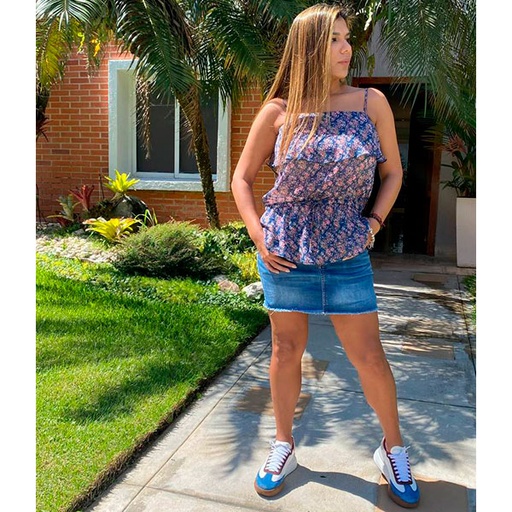 [2418] Blusa Express Azul- M