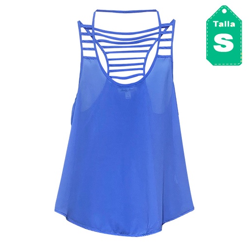 [2459] Blusa Funky Soul Celeste- S