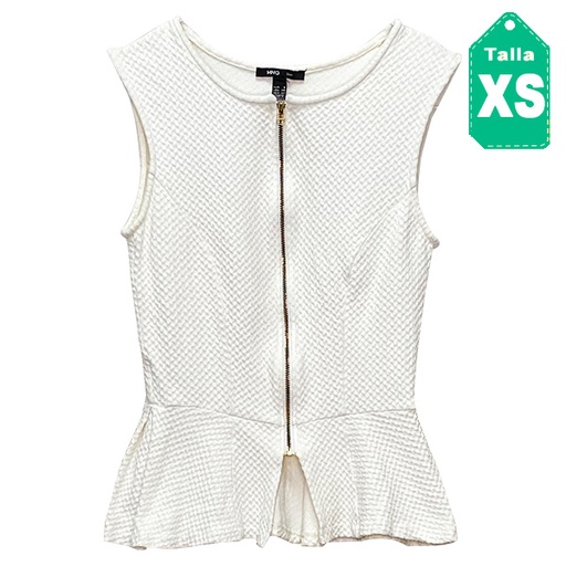 [2461] Blusa MNG Marfil- XS