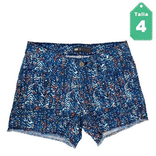[2456] Short Patenteo Azul- S