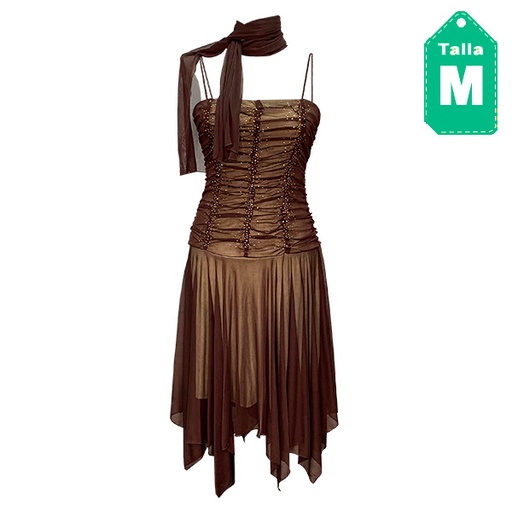 [2480] Vestido Celavie Marron- M
