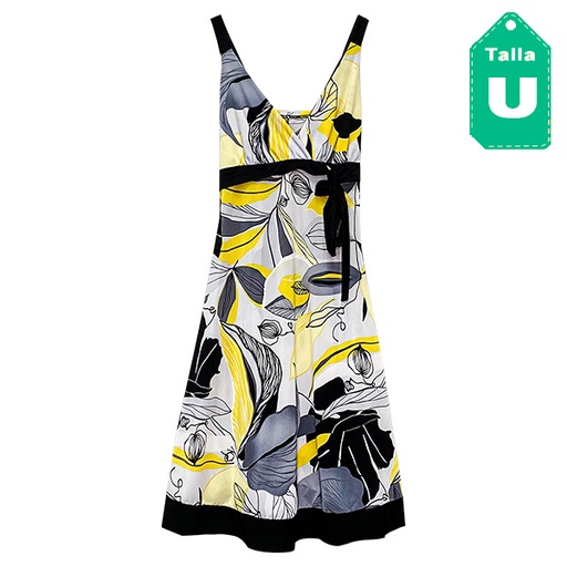 [2483] Vestido Estampado- Unica