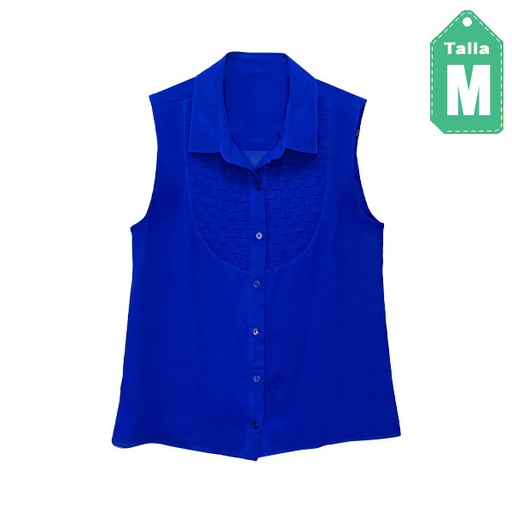 [2491] Camisa Azul- M