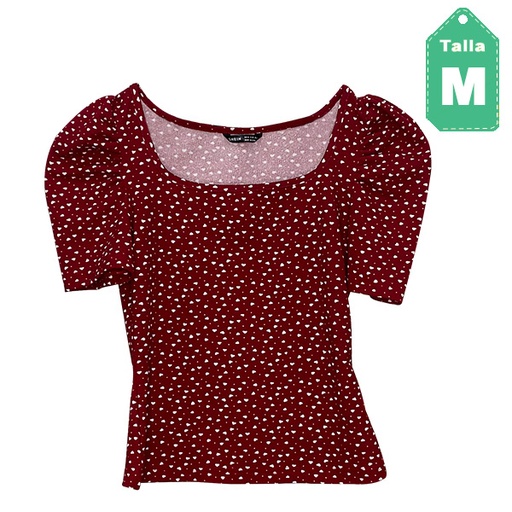 [2630] Blusa Shein Rojo- M