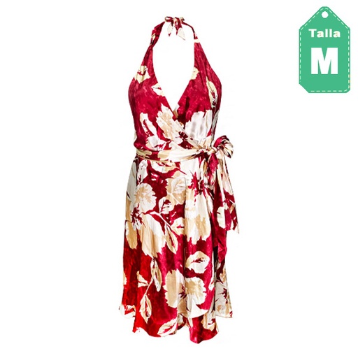 [2609] Vestido BCBG Estampado- M