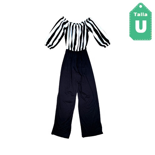 [2684] Jumper Deisy Chik Negro y Blanco- Unica