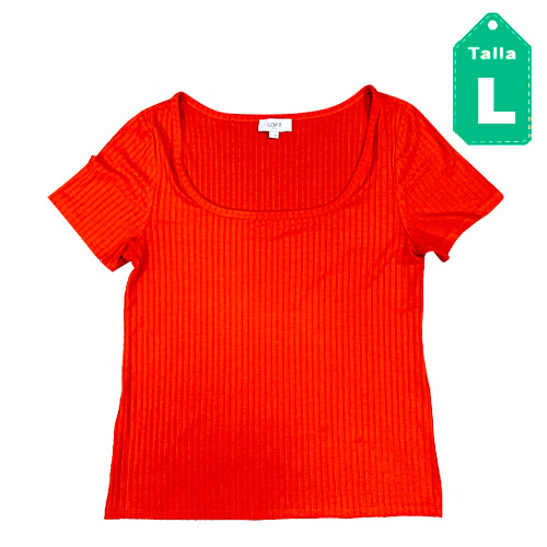 [2731] Blusa Loft Naranja- L