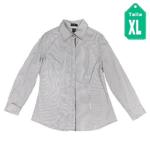 [2746] Camisa Banana Republic Rayas- XL