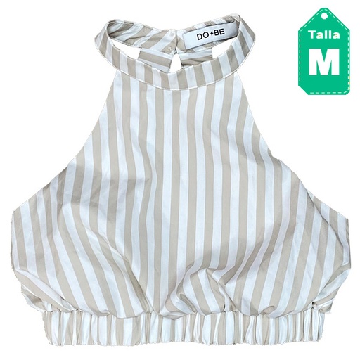 [2768] Crop Top DO&BE Rayas- M