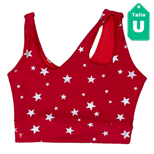 [2778] Crop Top Estrellas- Unica