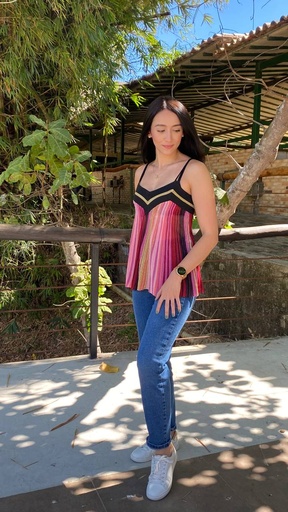 [2801] Blusa MNG Multicolor- M