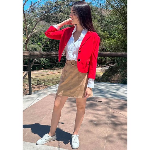 [2875] Blazer Forever21 Rojo- S