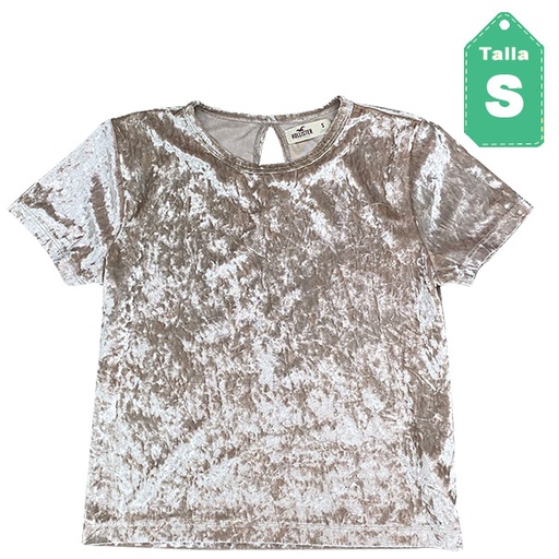 [2867] Blusa Hollister Terciopelo- S