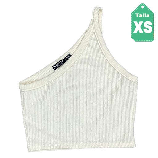 [2861] Crop Top Nasty Gal Crema- XS