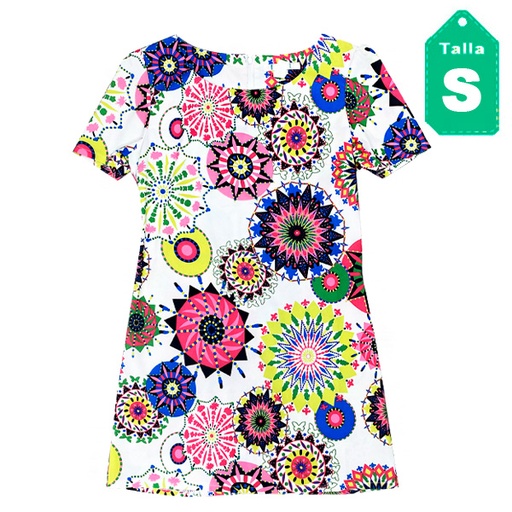 [2896] Vestido ICU Estampado- S