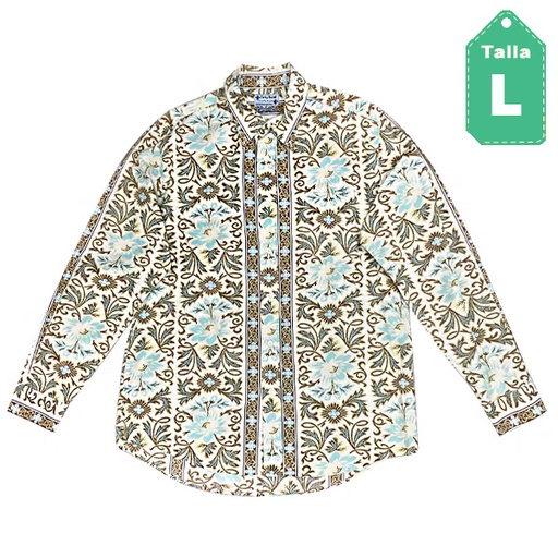[2914] Camisa Lucky Brand Estampado- L
