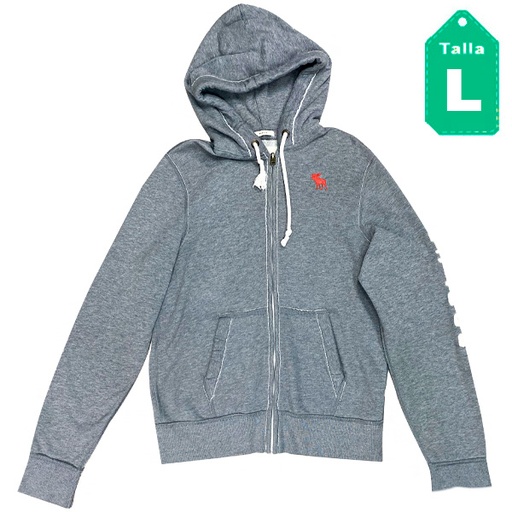 [2917] Sweater Abercrombie Gris- L