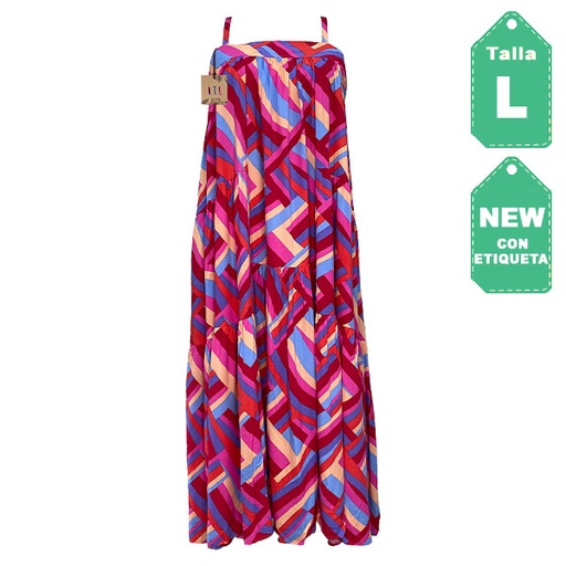 [2943] Vestido Abel Multicolor- L