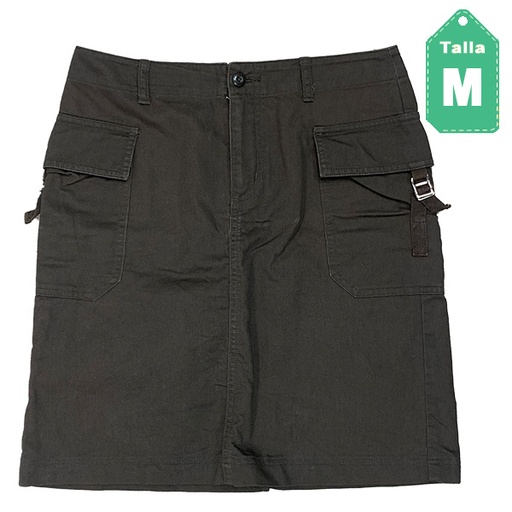 [2944] Falda Utility Wear Verde Militar- M