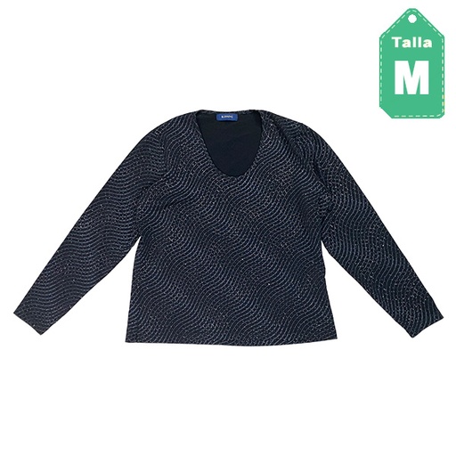 [2954] Blusa Blesisng Negro- M