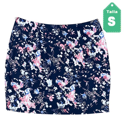 [2966] Falda Aishop Floral- S
